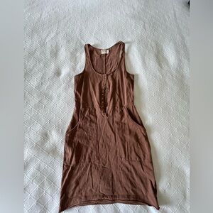 Nation LTD Light Brown Tank Top Dress